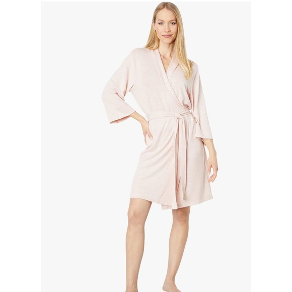 P.J. Salvage  Reloved Lounge Robe in Pink Clay Small - Picture 1 of 7